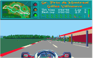 Vroom Datadisk atari screenshot